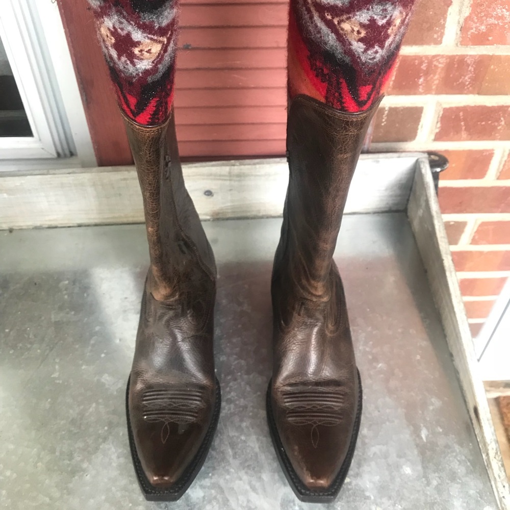 NWOT Ariat “Pendleton” Leather Boots Size 7.5B